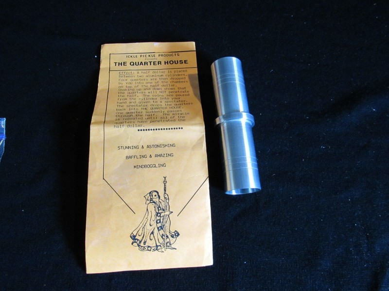 Vintage Ickle Pickle The Quarter House Magic Trick