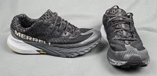 Merrell Agility Peak 5 Trail Sneakers Shoes Black Granite Gray Men's 10