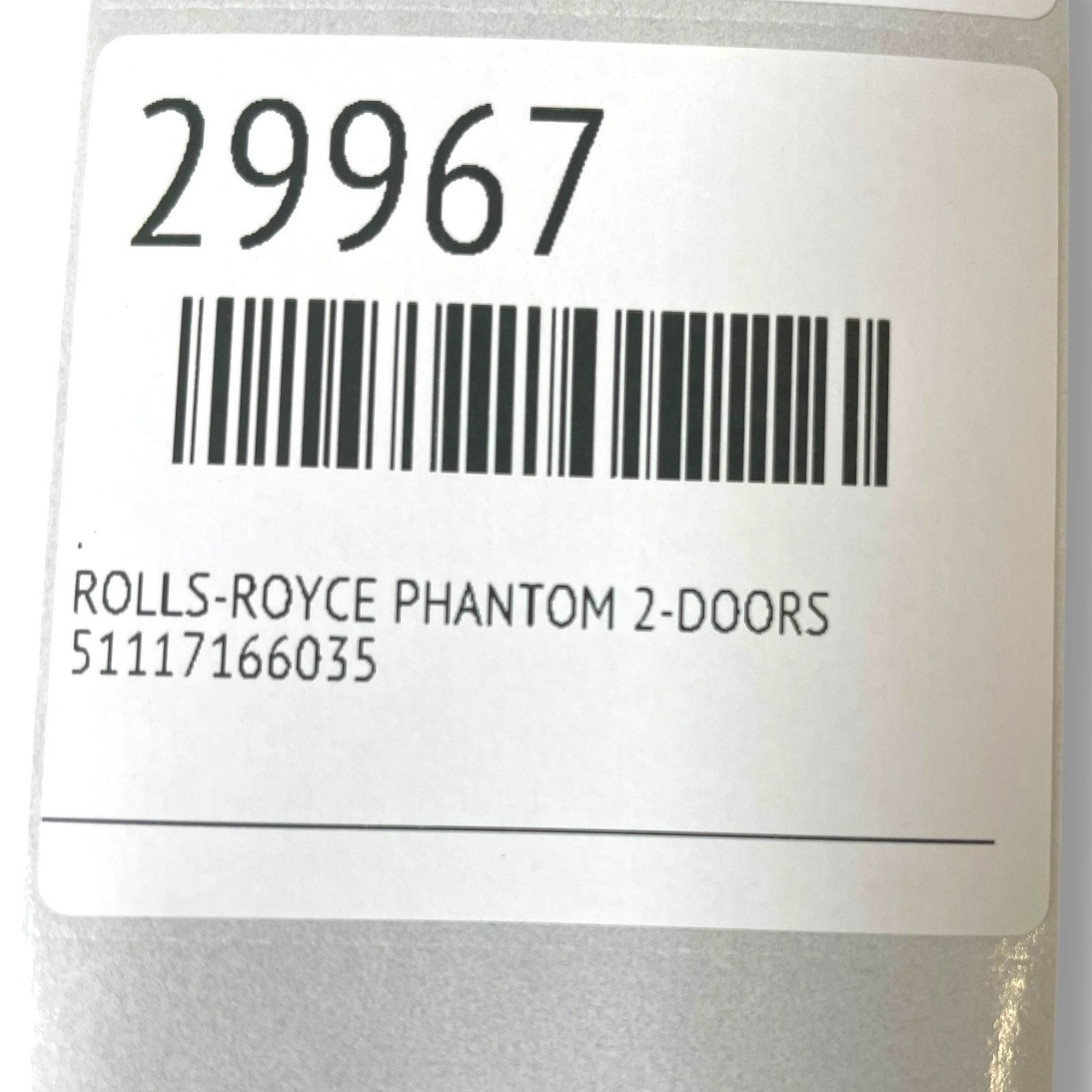 Rolls-Royce Phantom Aviator 2009-2012 Front Bumpers Set P/N 51117166035