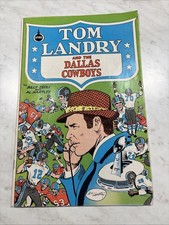 Tom Landry and the Dallas Cowboys 1973 Comic Book 