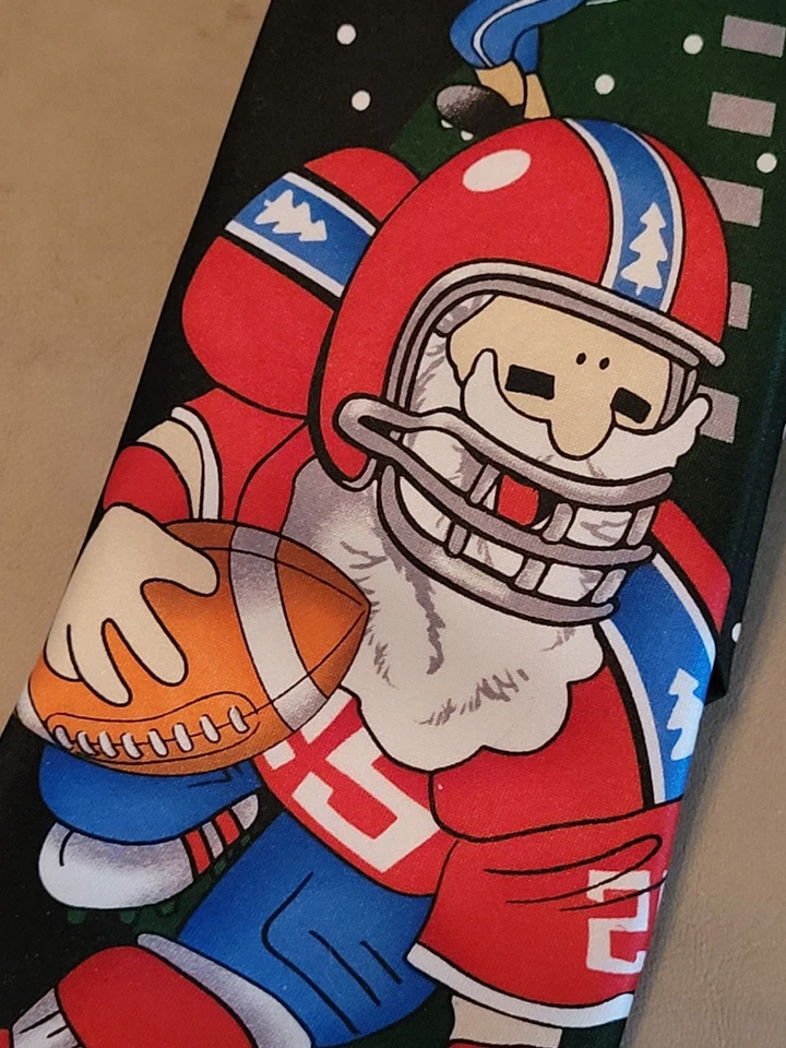 CORBATA HOMBRE TRADICIONES AMERICANAS FÚTBOL RENO TEMA 100% POLIÉSTER 57" X 4" Foto 2 de 4