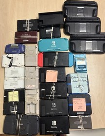 LOT *BROKEN/AS IS* NINTENDO CONSOLES/CONTROLLER-(S)NES,64,GC,WII,SWITCH,3DS,SEGA