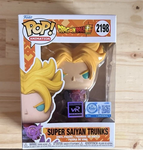 Funko Pop! Dragon Ball Z Super Saiyan Trunks #2198 Common VRare Pre-Release