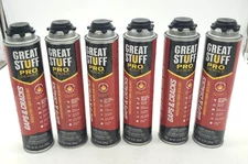 Great Stuff Gaps & Cracks Orange Polyurethane Insulating Foam Sealant 24 Oz (6)
