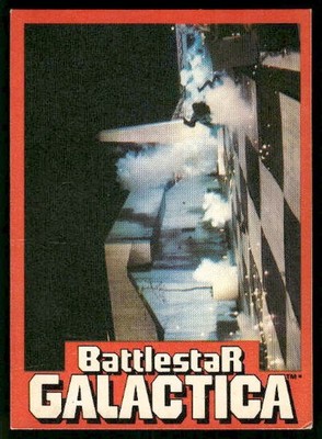 1978 Wonder Bread Battlestar Galactica #21 Planet Caprica Under Attack