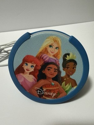 Amazon Echo Pop Kids Disney Princess Edition Smart Speaker Alexa Blue