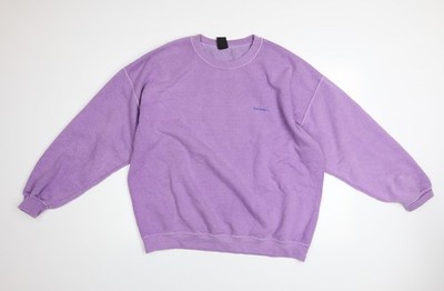 iets frans Sweatshirt Unisex Lila Medium Relaxed Fit Rundhalsausschnitt