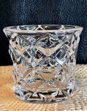 Crystal Candle Holder - Tiffany & Co. Diamond Quilt Pattern G6
