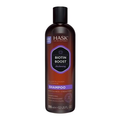 HASK Biotin Boost Thickening Hair Strengthening Shampoo 12 OZ