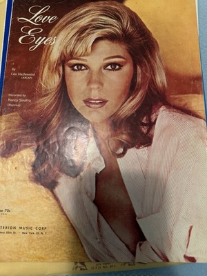 SHEET MUSIC - LOVE EYES - Sung By NANCY SINATRA -Vintage