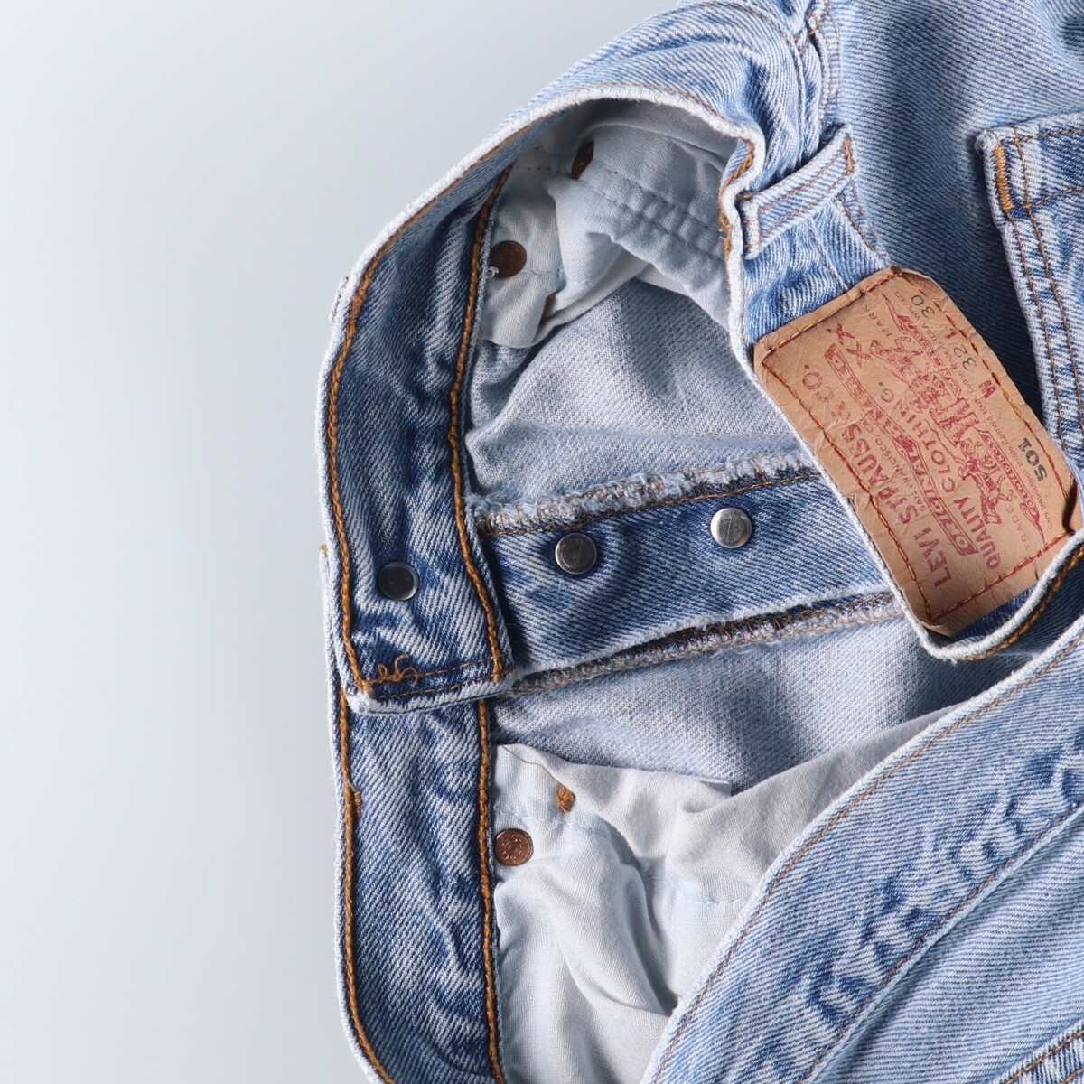 Vintage 90'S Levi's 6501-0193 Straight-leg Denim Pants Made Vintage 90'S Levi's 6501-0193 Straight-leg Denim Pants Made