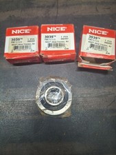 Nice 3035 Radial Ball Bearing 0.75" Bore Dual Rubber Sealed Lot of 3 New NOS