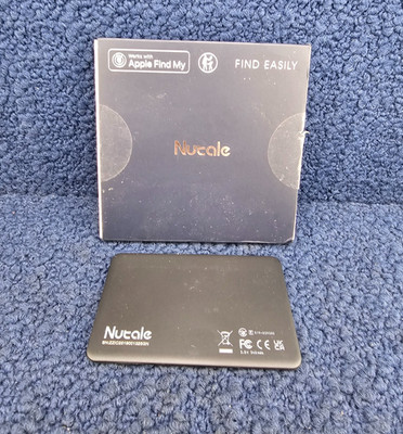 Nutale Wallet Tracker Card 1-Back With Apple Find My Apple MFi Certified