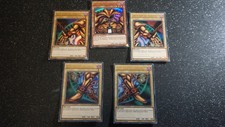 Yugioh EXODIA KOMPLETT SET - Alle 5 Teile, ygld ultra rare deutsch NM-EX !