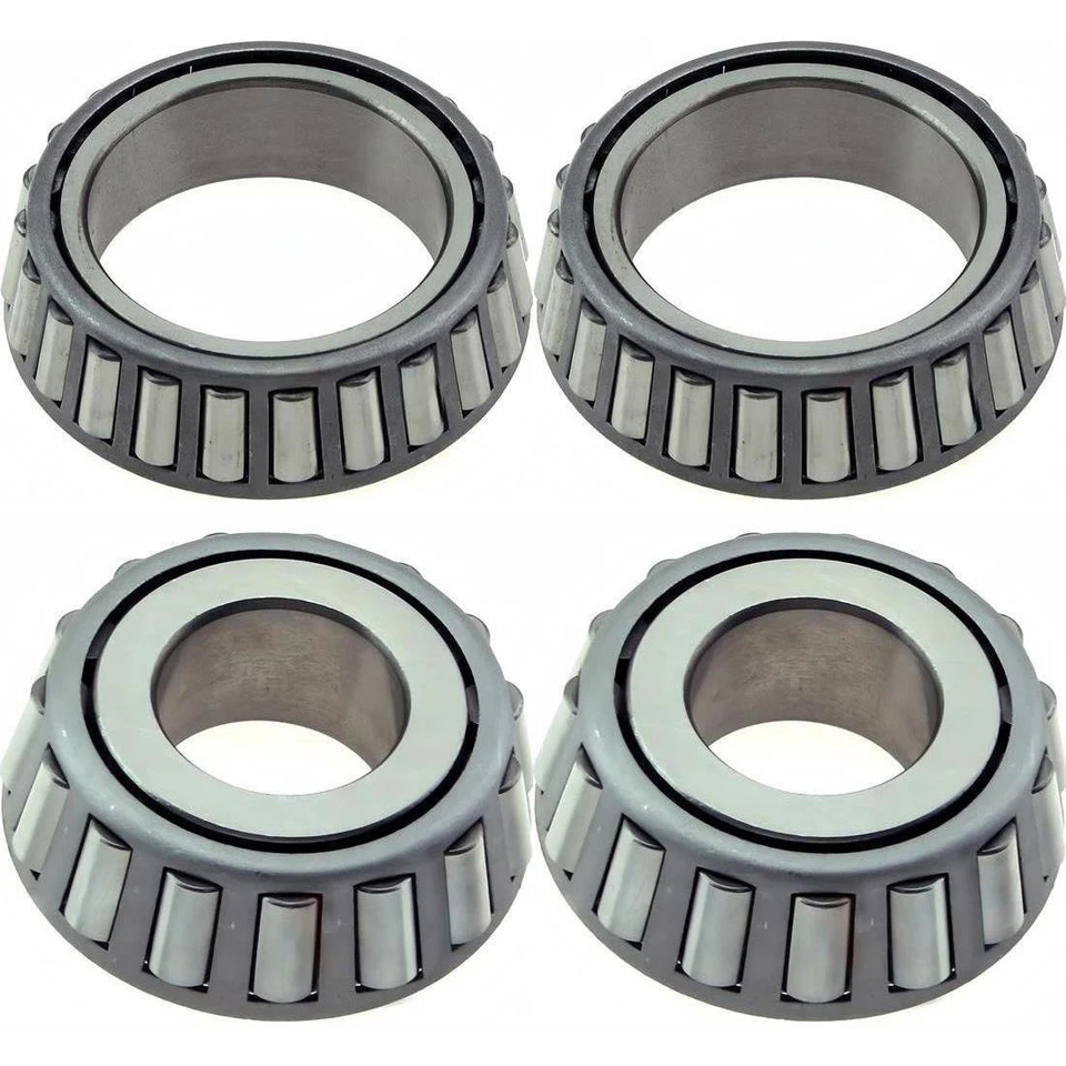 4 cojinetes de rueda delanteros interiores exteriores para Ford E-350 Super Duty 2003 2004 Foto 2 de 4