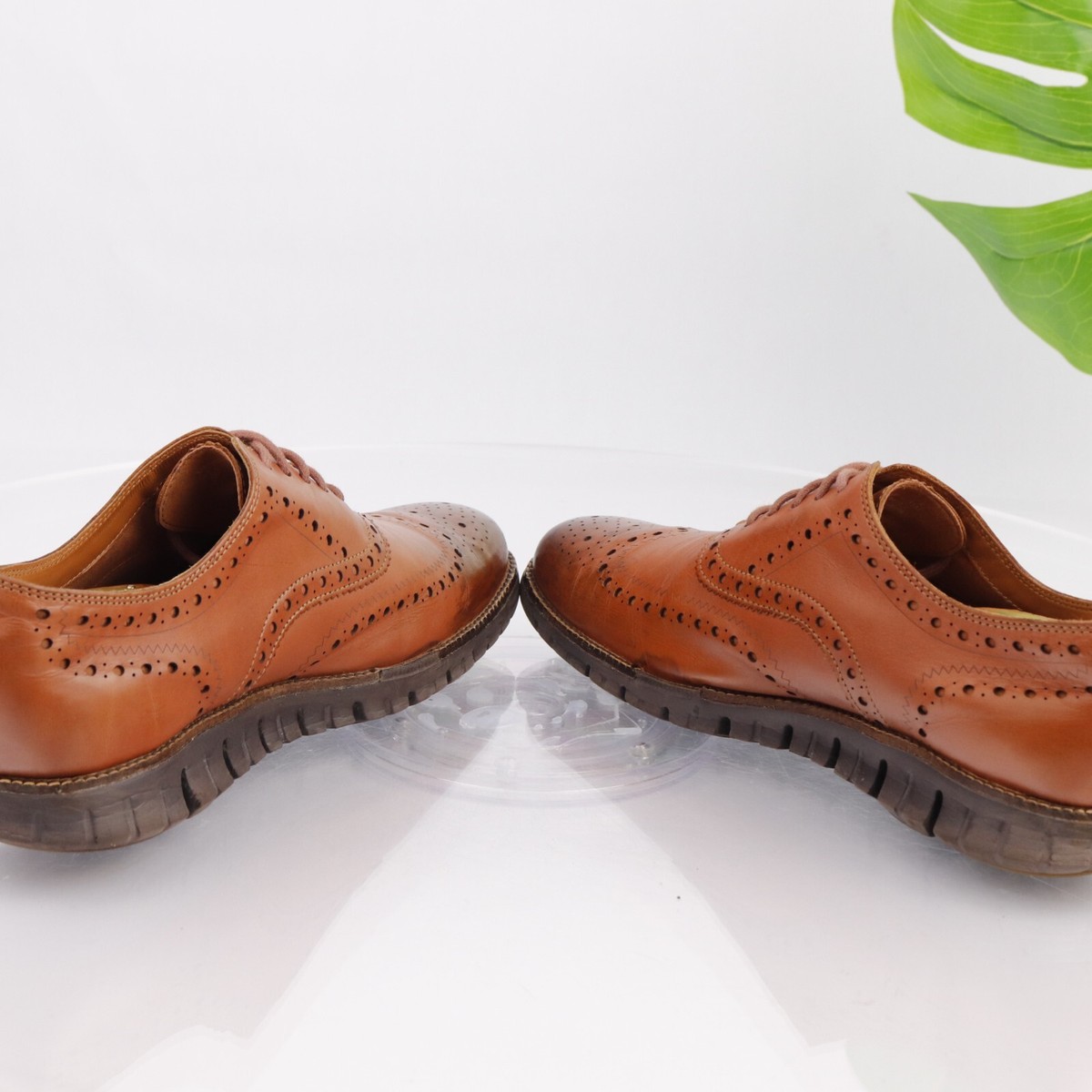 Cole Haan ZEROGRAND Men’s Tan Nubuck Wingtip Oxford Shoes Sneaker 11.5 W Cole Haan Zerogrand Wingtip Oxford Dress Sneakers, Tan  main image 2