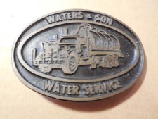 Waters  Son Water Service, DynaBuckle Provo, Utah  vintage Belt Buckle