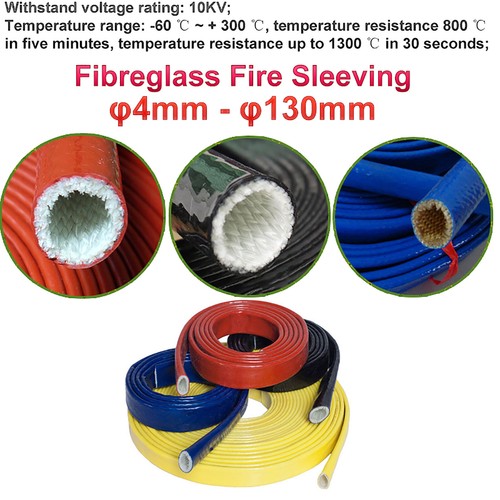 Silicone E Glass Fire Sleeve 260 ºC - 1200 °C - Heat Shieldings B.V - Foto 6