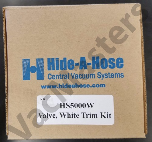 GENUINO Hide A Manguera Aspirador Central HS5000W BLANCO Kit de Válvula, Acabado Borde - Imagen 4 de 4