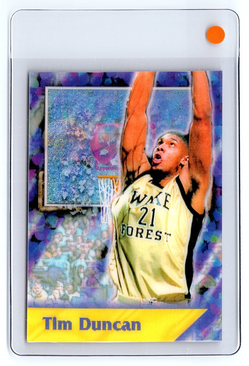 1997 Collector's Edge Energy Lenticular Rookie Card #10 Tim Duncan