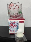 Celebrations By Mikasa Holiday Bells Collection Glass 3.5" Votive Candle Holder