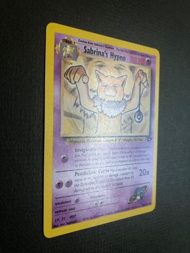 Pokémon - Sabrina's Hypno 56/132 Gym Challenge Unlimited Uncommon Pristine! - Bild 3 von 6