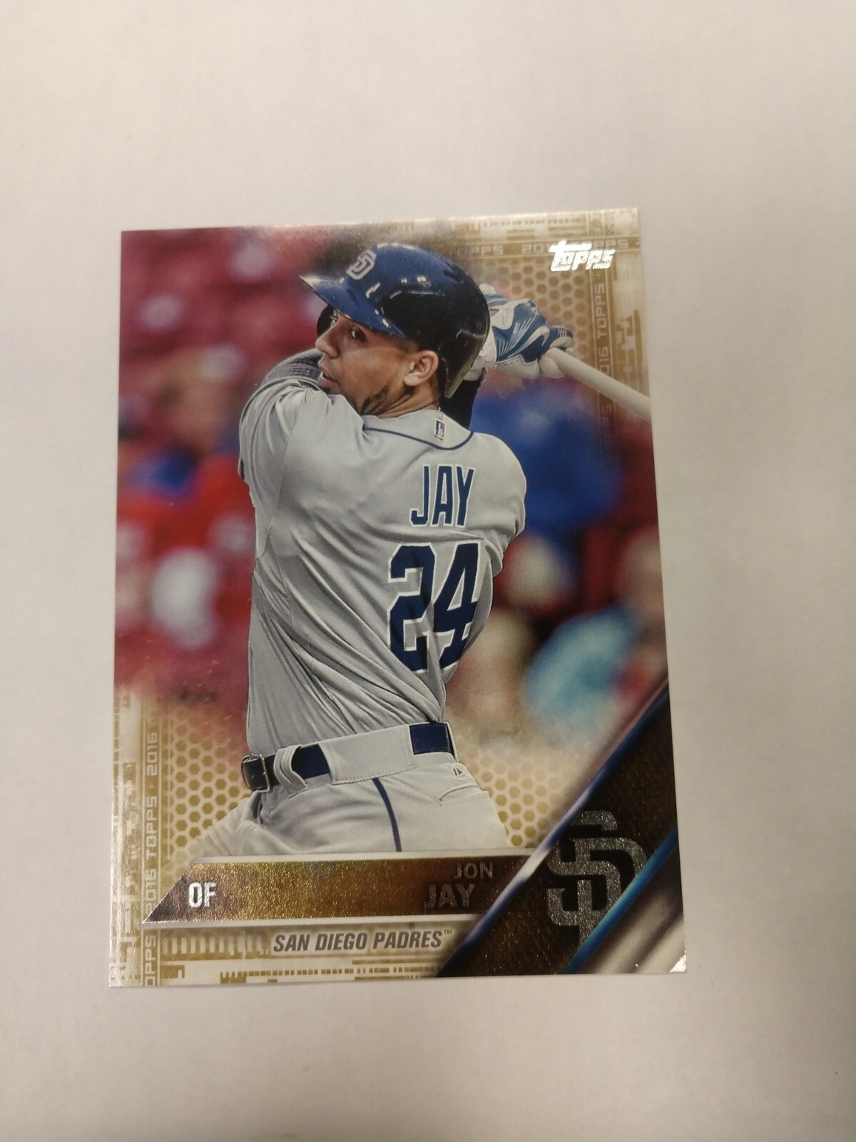 2016 Topps Gold Parallel Jon Jay 0009/2016 #385 (PWE)