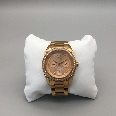 Armani Exchange Watch Women 40mm Rose Gold Day Date AX5042 New 
