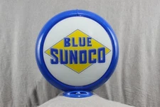 BLUE SUNOCO GAS PUMP GLOBE