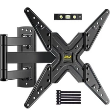 Tv Mount Full Motion Tv Wall Mount Swivel And Tilt For 2660 Inch Tvs And Monitor
