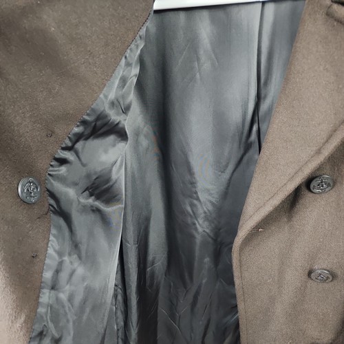 Vintage Forecaster of Boston Brown Wool Blend Double Breasted Navy Pea Coat SZ 8 - Picture 15 of 22