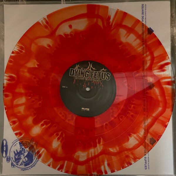 Dying Fetus Descend Into Depravity LP, Album, RE, Red 2023 Death