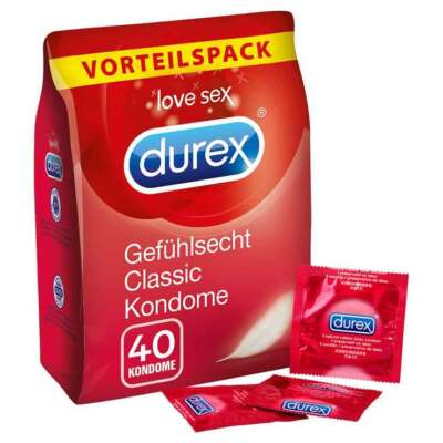 durex  Gefühlsecht classic Kondome · 40 St · PZN 16388041