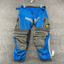 Klim Pants Mens 32 Blue Grey Mojave In The Boot Motorcycle Padded Armored Cargo