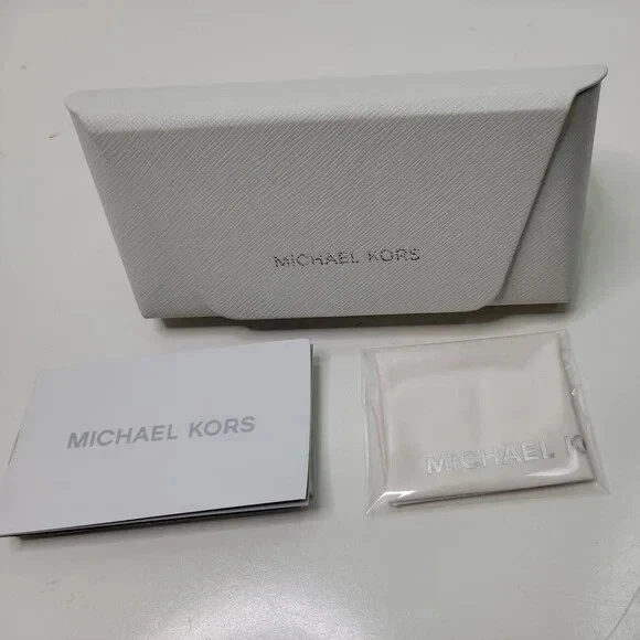 Michael Kors Glasses Case White Medium