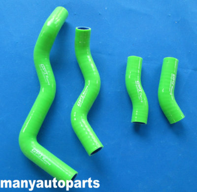 Green Silicone Radiator Hose For Kawasaki KLX250 1993-2010 & KLX250S 2006-2014