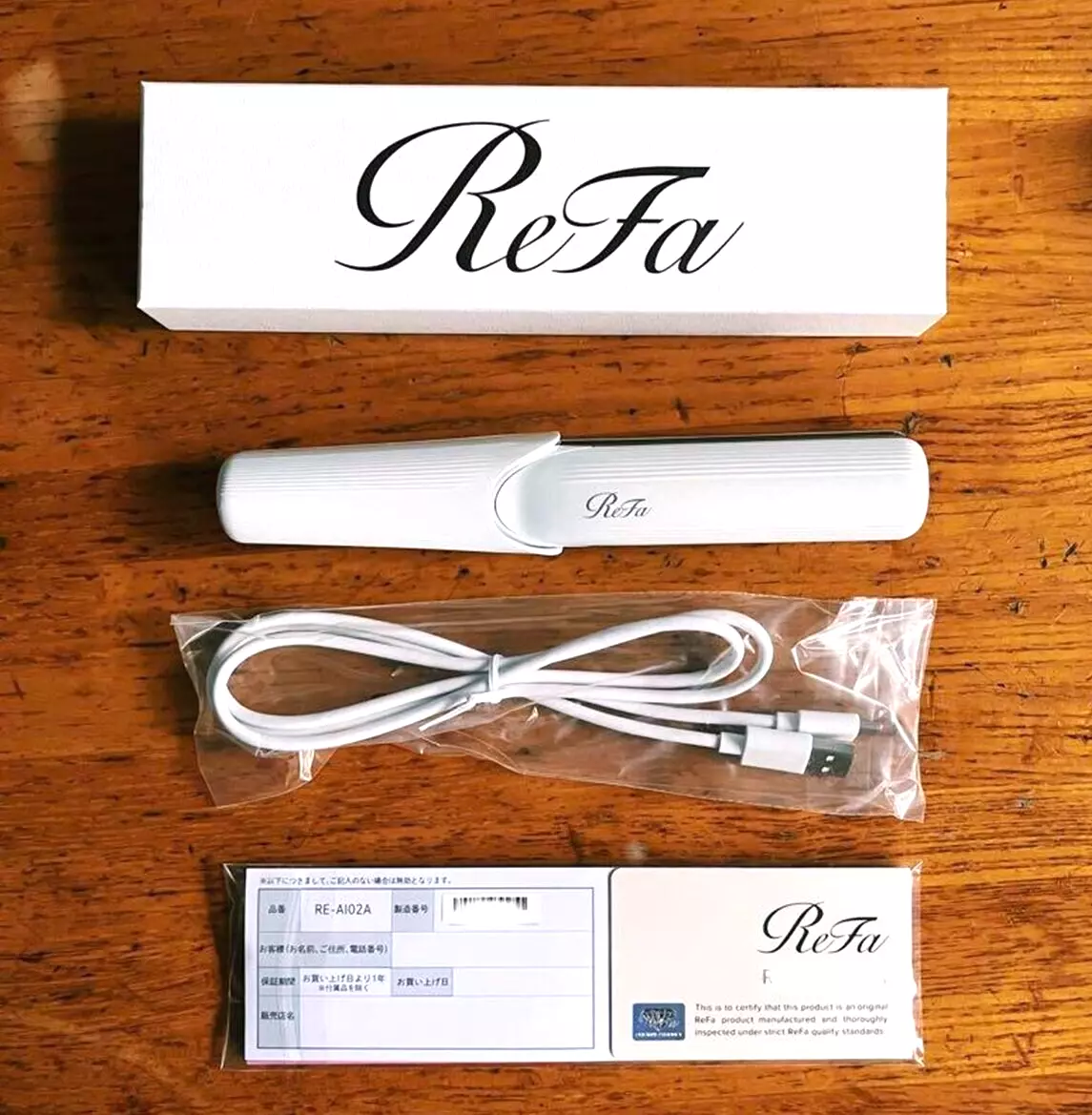 ReFa Beautech Finger Iron Cordless Portable USB Moist Beauty Hair Iron  Japan NEW