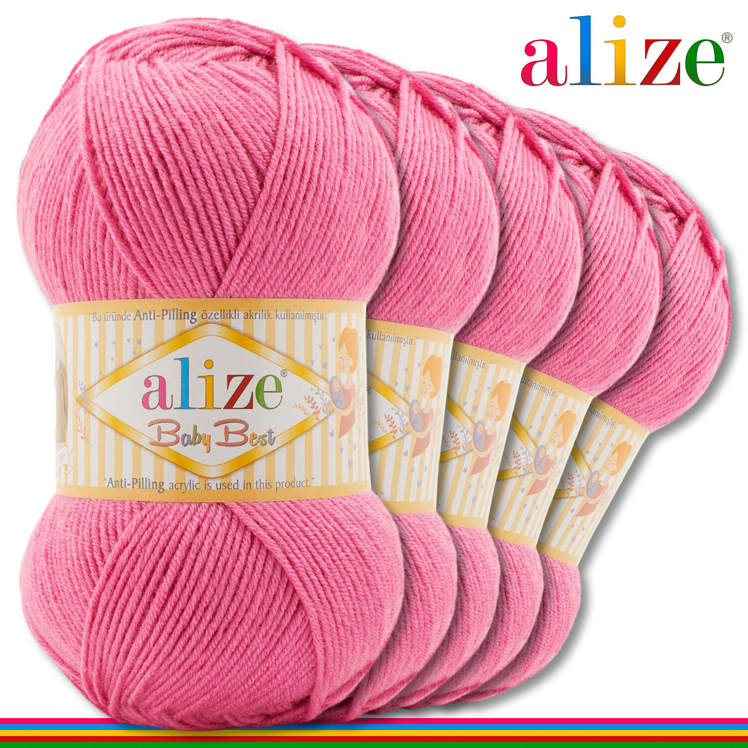Frida's Wollhaus Alize Baby Best Anti-Pilling Baby Wool, 100
