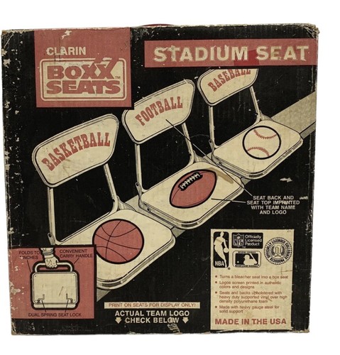 Sedile imbottito stadio metallo vintage anni 80 Tampa Bay Buccaneers Bucco Bruce Bucs - Foto 13 di 13
