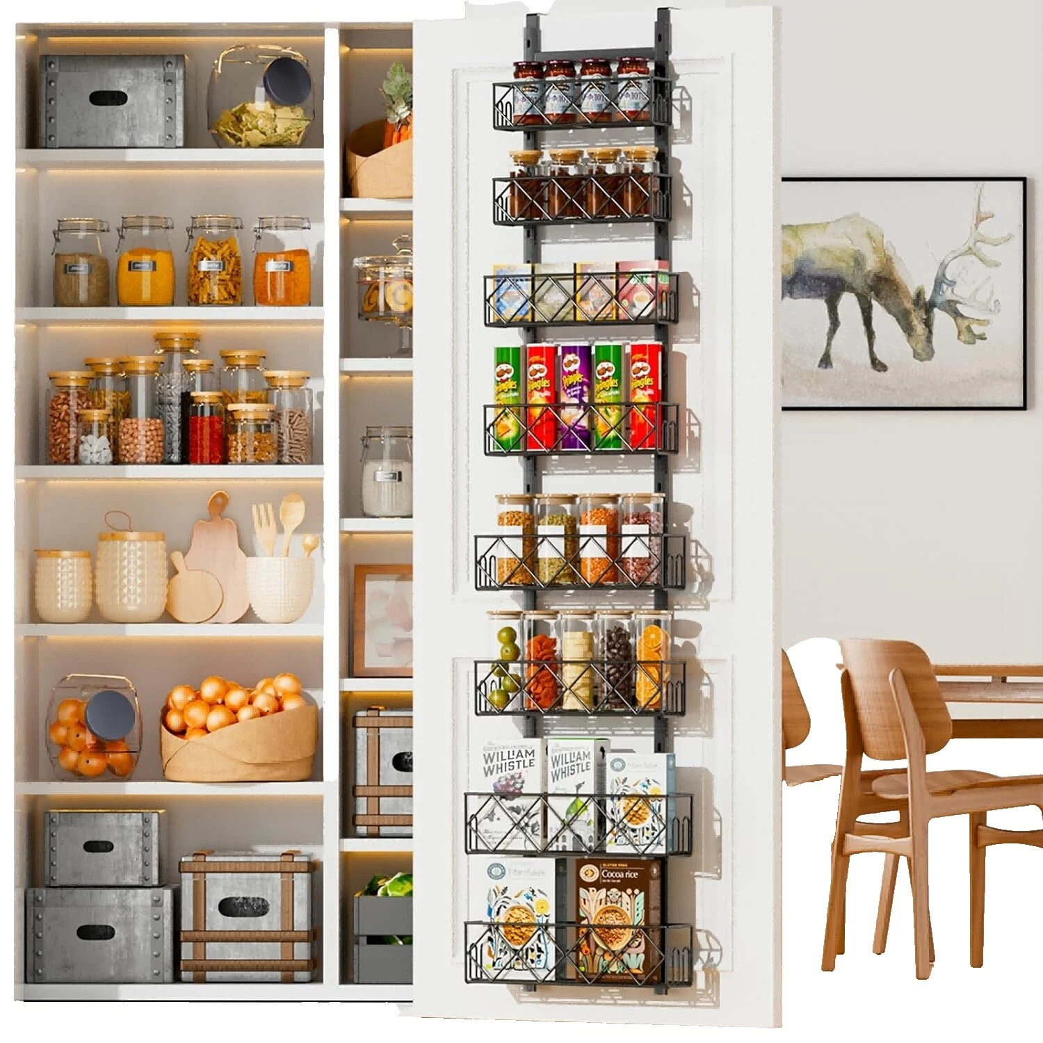 Especieros de Cocina Blanco