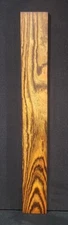Bocote Guitar Fretboard Blank, 19" x 2-3/8", Finger Board, Luthier Tonewood, 036