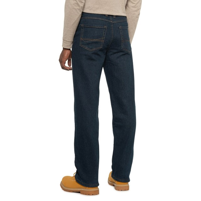 men's relaxed fit fleece lined jeans