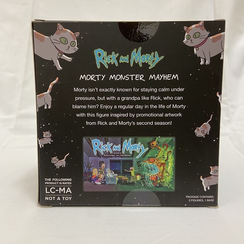 SEALED NIB Rick and Morty Figure Adult Swim Morty Monster Mayhem Vinyl Statue - Picture 4 of 8