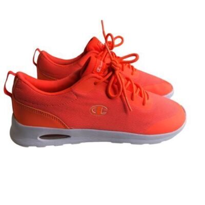 Champion Womens Running Shoes 7M Solid Neon Orange Low
