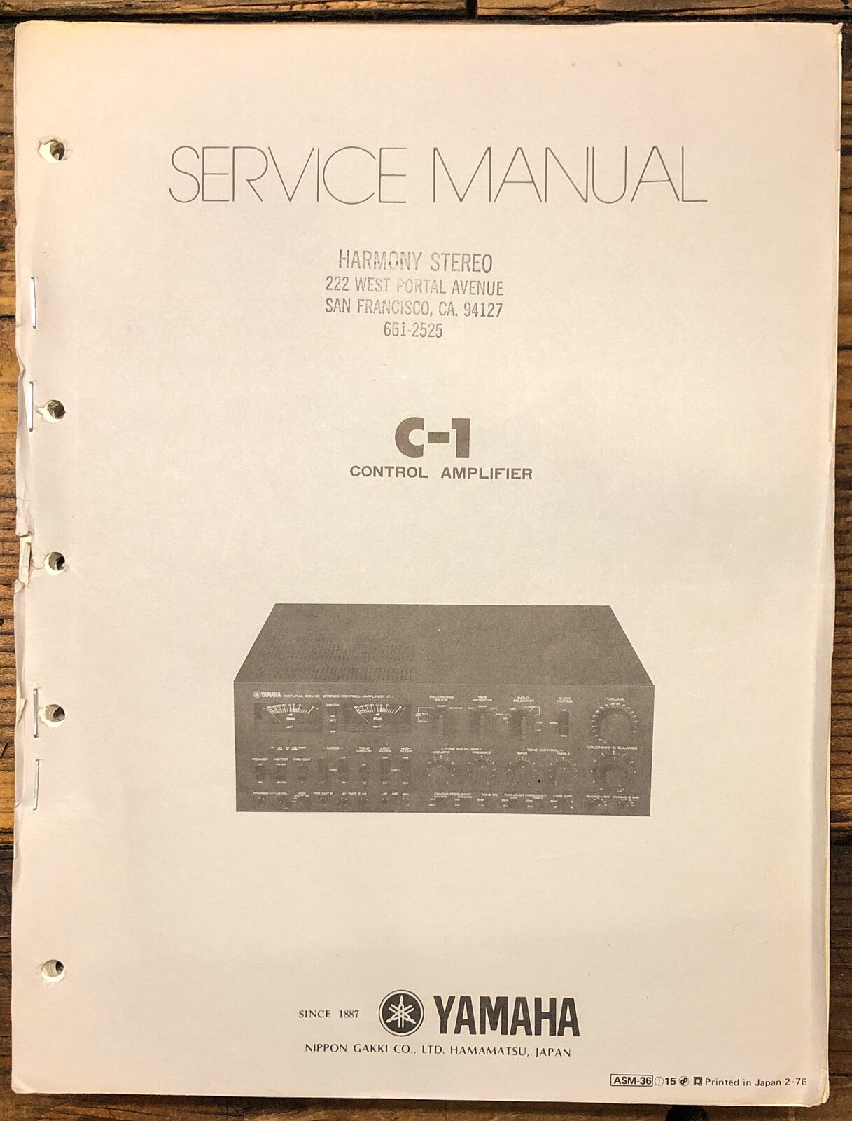 Yamaha C-1 vintage audio equipment - eBay listing photo 1