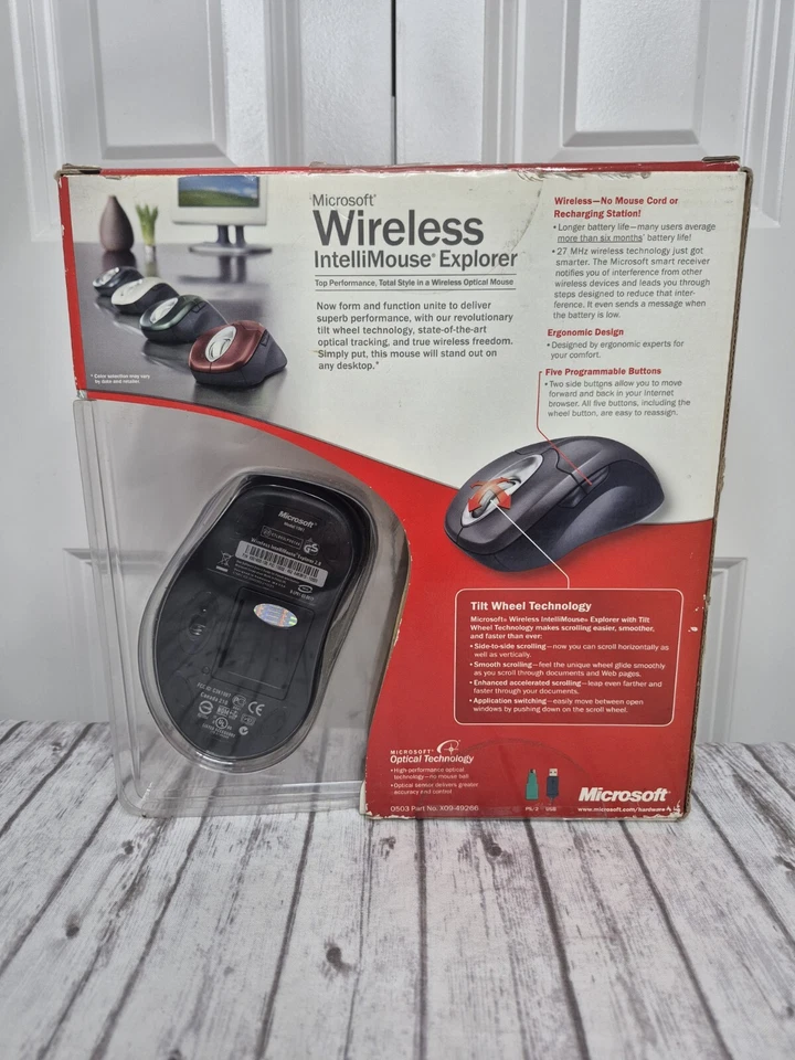 Microsoft Wireless IntelliMouse Explorer Tilt Wheel M03-00045 Mouse Sealed - Image 3 of 4