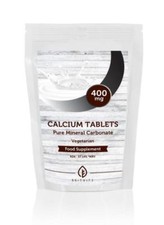 Calcium Carbonate 400mg 30-60-90-120-180-250-500-1000 Tablets