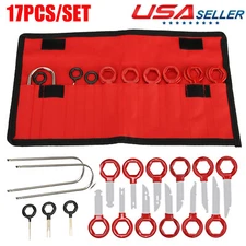 17X Car Audio Disassembly Tool Kit + Terminal Removal Connector Pin Ejector Kit