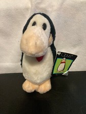 Vintage 1984 Dakin Opus Penguin 8  Plush Doll Bloom County with Tags