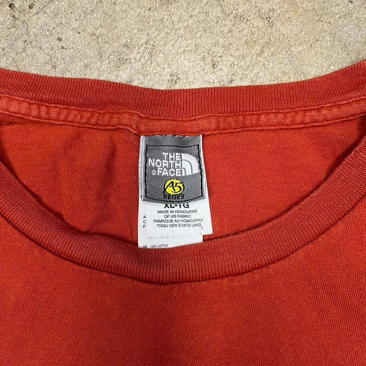 Vintage The north Face graphic t shirt A5 Series XL orange